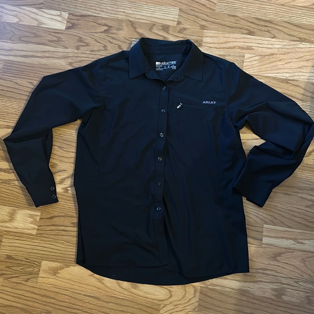 Ariat Women's VentTEK Stretch Black Long Sleeve